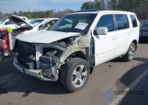 2013 Honda Pilot Ex-L z USA, uszkodzony, nr VIN 5FNYF3H55DB013112